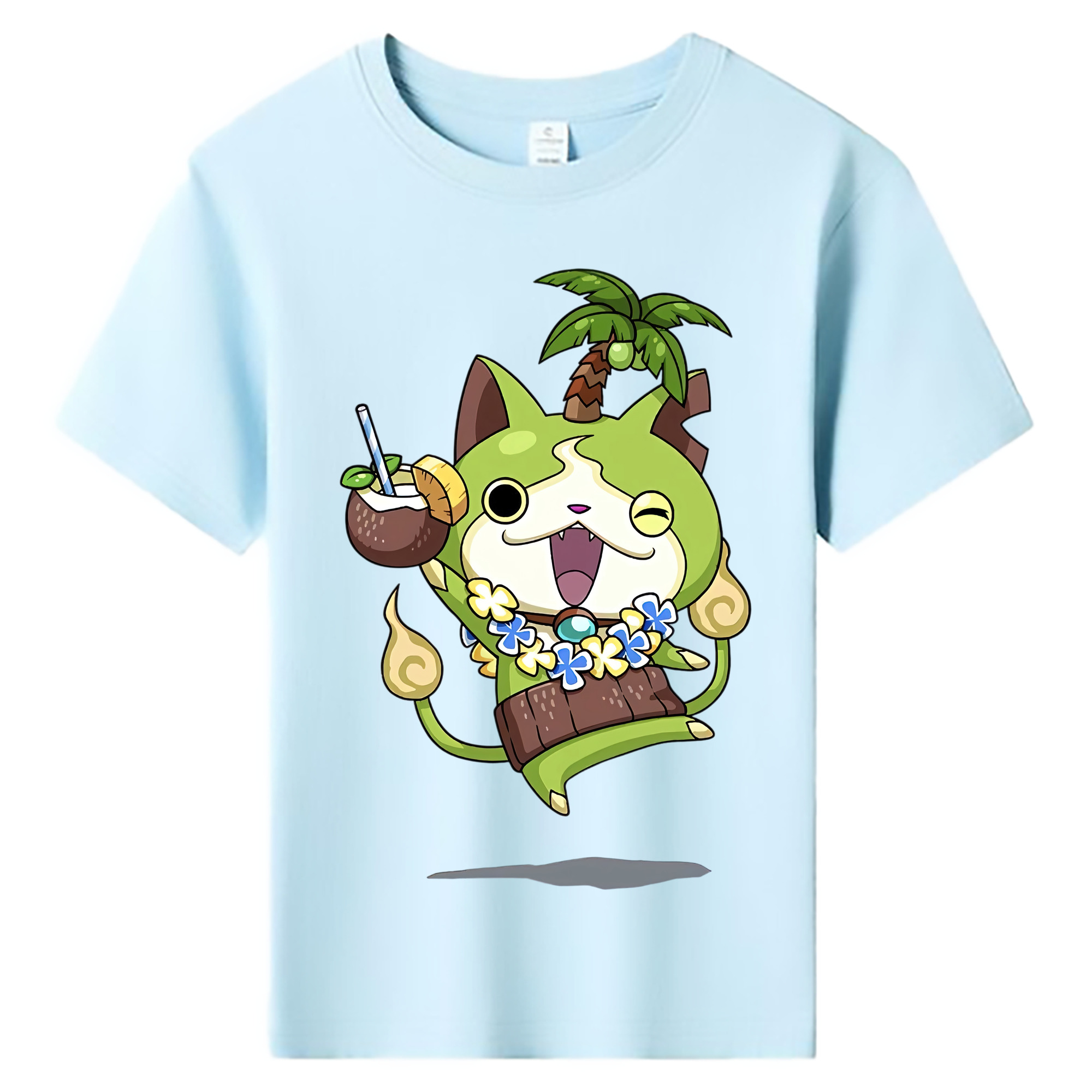（画像用） 妖怪ウォッチ Yo-kai Watch 綿100％キッズTシャツ（フロントプリント）